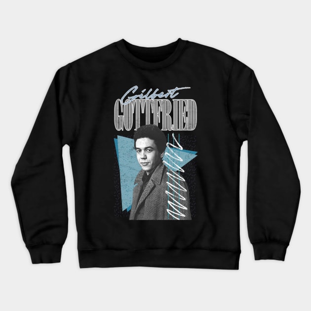 Gilbert Gottfried /// Retro Fan Art Design Crewneck Sweatshirt by DankFutura